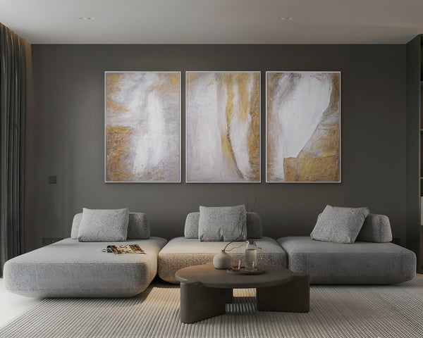Acrylic pictures abstract modern living room "Aesthetics"