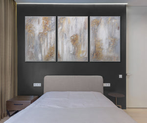 Modern art acrylic painting with frame "Philosophy"