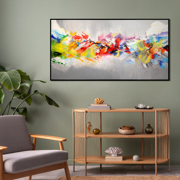 abstract bright paintings original artwork