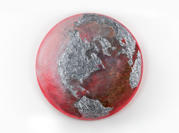 Glow in dark wall decor "Earth"