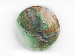 Round luminous acrylic painting "Uranus" wall decoration living room