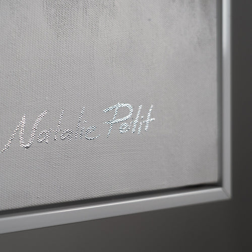Neon wall art with frame "Heavenly Beauty"