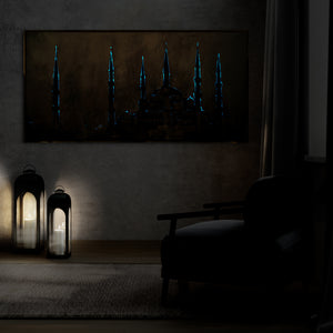 Abstrakte Wandkunst modern