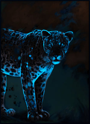 glow in the dark artwork animal home decor