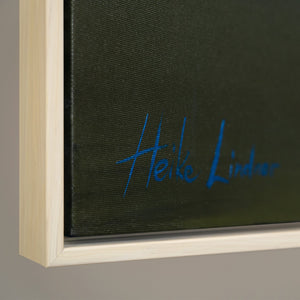 Glow in the dark wall decor with frame "Forest Horizons"