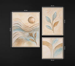 Soft Horizons – Framed Abstract Landscape Wall Art Set (11 Panels)