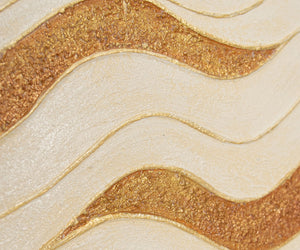 Warm Geometry – 11-Panel Handmade Framed Abstract Wall Art Set