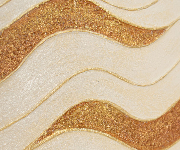 Warm Geometry – 11-Panel Handmade Framed Abstract Wall Art Set