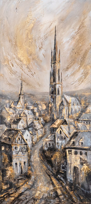 Künstlerische Acrylmalerei Struktur Deko 