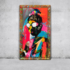 Wandbilder XXL Porträt modern farbenfroh YS-ART
