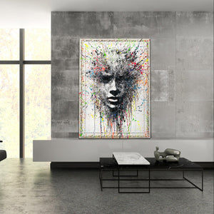 Modern Abstract Paintings with Frame – Wall Art Decor "Ethereal Picture"
