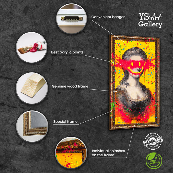 Abstraktes Pop Art Bild Mit Paarmotiv