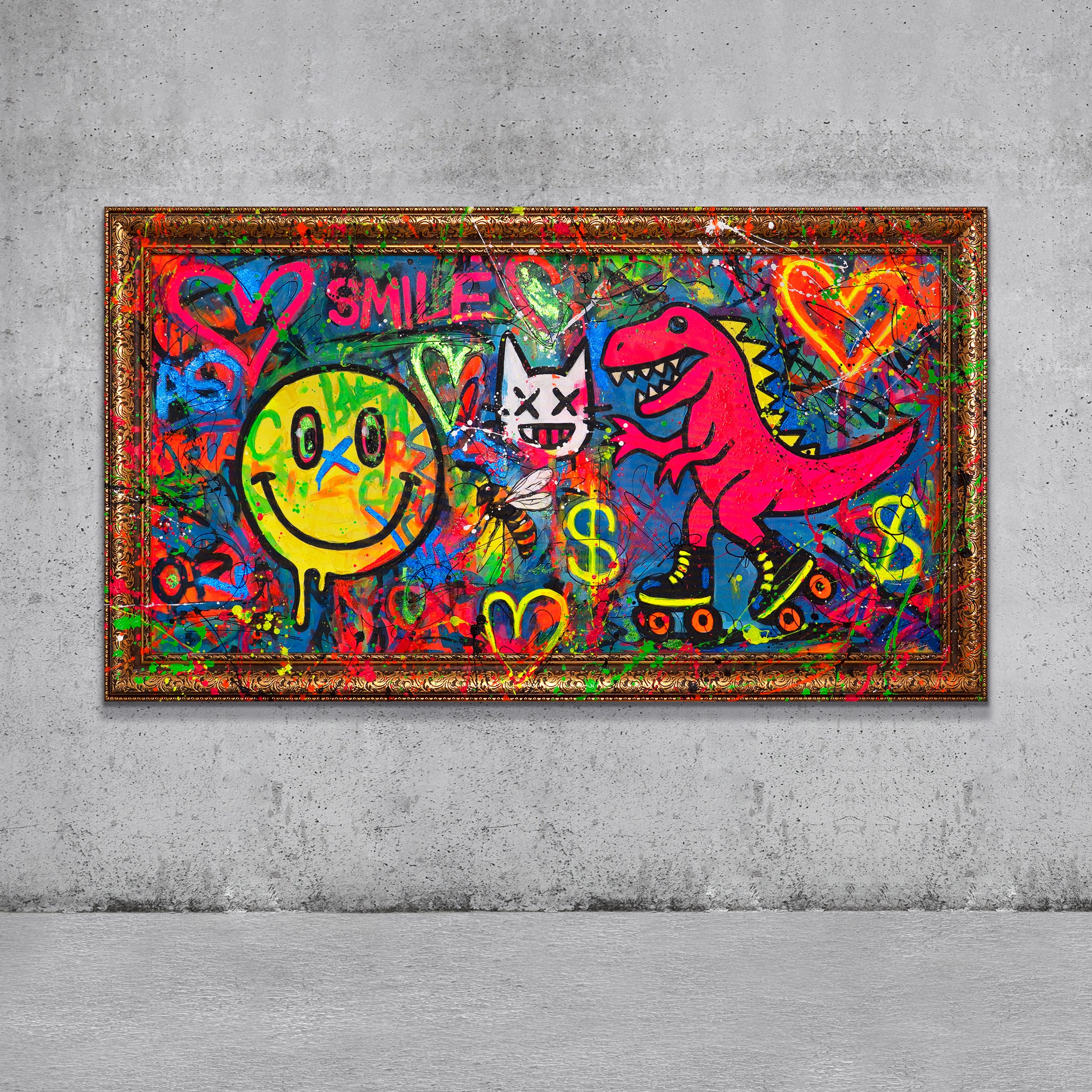 Pop Art Graffiti Painting 