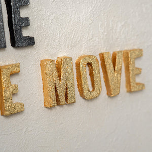 Energy Moves Through People – Hand Painted Domino Effect 3D Wall Art