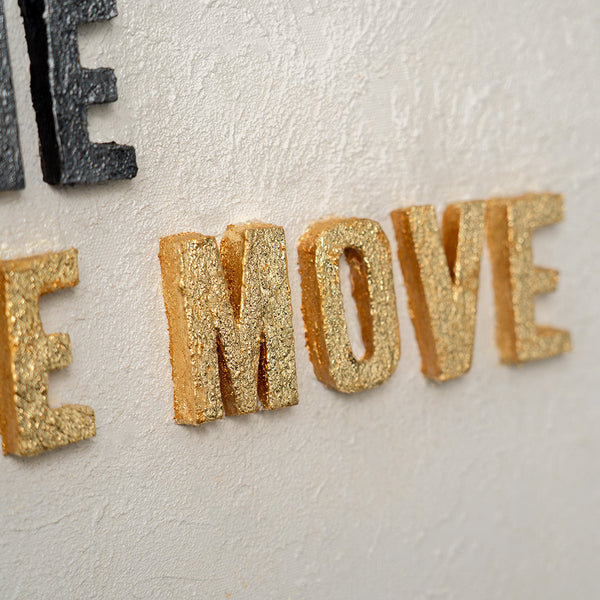Energy Moves Through People – Hand Painted Domino Effect 3D Wall Art