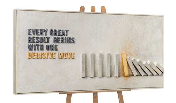 Energy Moves Through People – Hand Painted Domino Effect 3D Wall Art