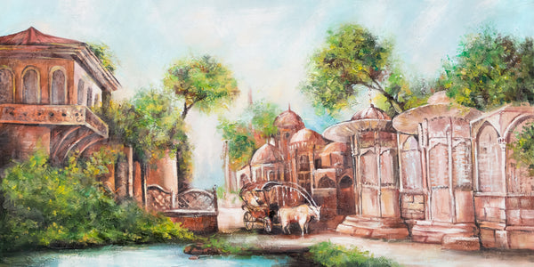 Handgemaltes Leinwandbild Acryl