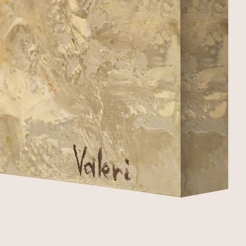 Large Wall Art Framed Gold Textured Abstract Canvas – Aurora Veil