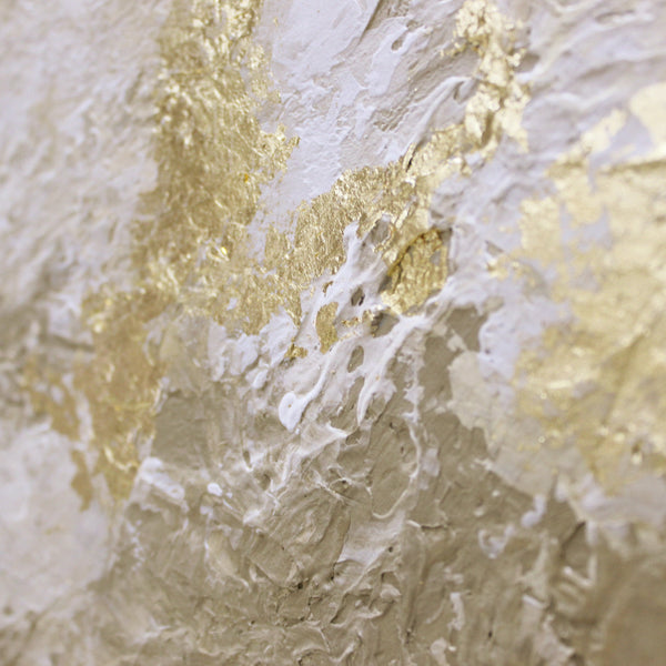 Detailaufnahme goldene Farbtextur