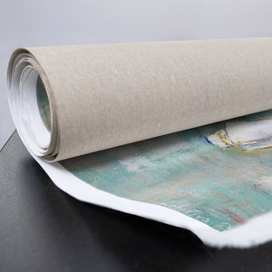 Gesamtes Acrylbild mit Segelbooten