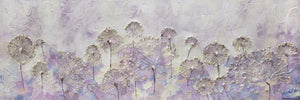 Hand-Painted Acrylic Canvas „Spring Awakening“ in Pastel Tones