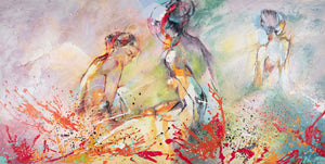 Expressive Canvas Art „Hot Summer” for Modern Spaces
