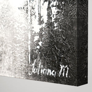 Hand painted wall art original with frame "Courage"