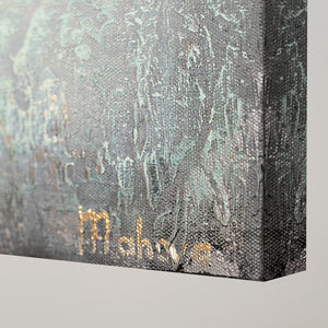 Handmade painting on canvas with frame "Energy of sun"