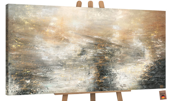 Wall decor for living room with frame "Elemental power"