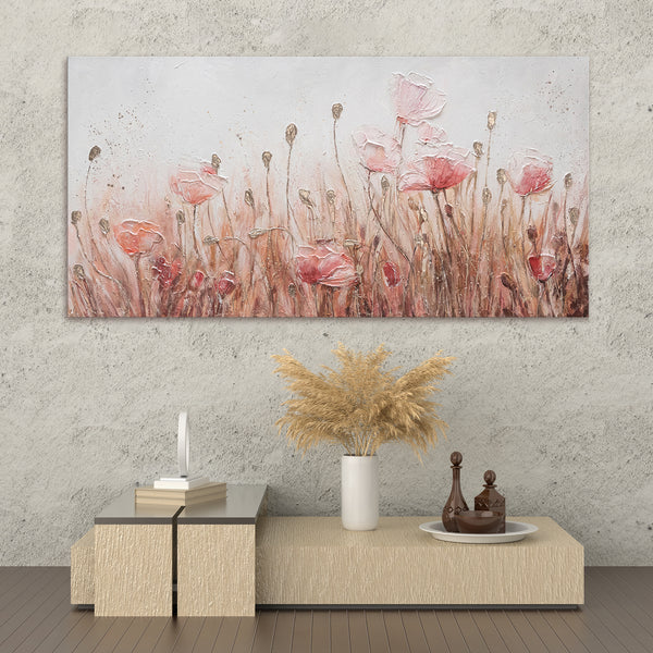 paintings of poppies in acrylic