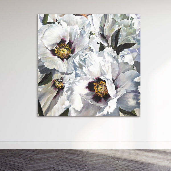 Romantische Wanddeko Blumenbild