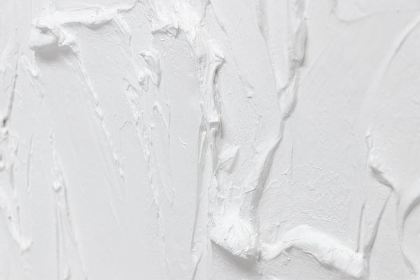 white textured wall art