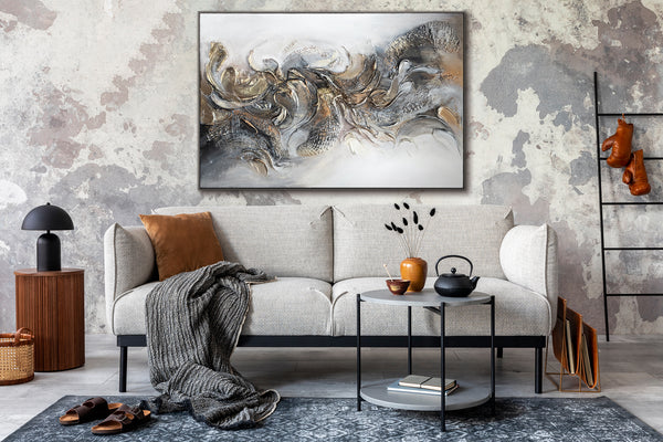 abstract canvas wall art