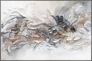 Moderne Wanddeko handgemalt