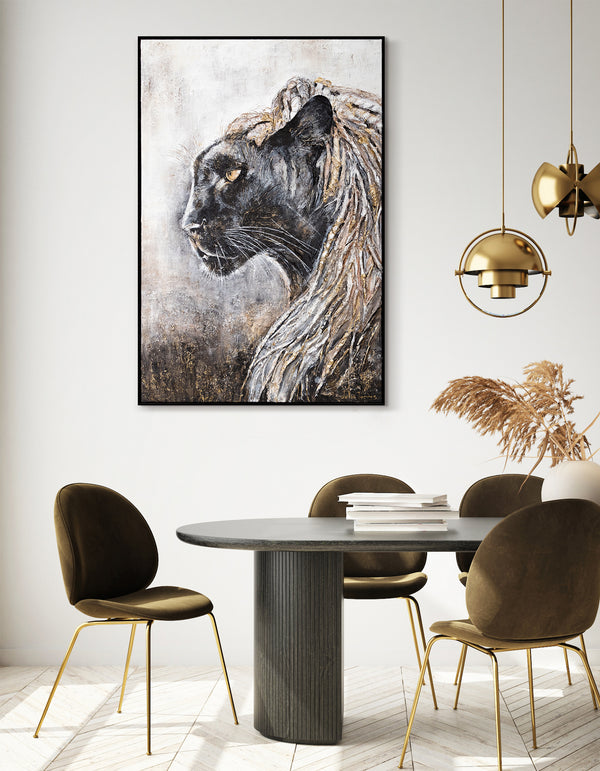 large wall art for dining room animal motifs