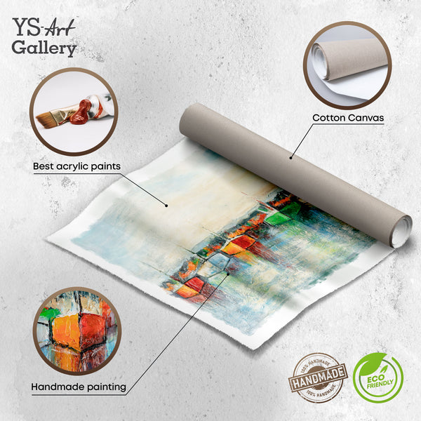 Infografik zu Material und Struktur des Wandbilds