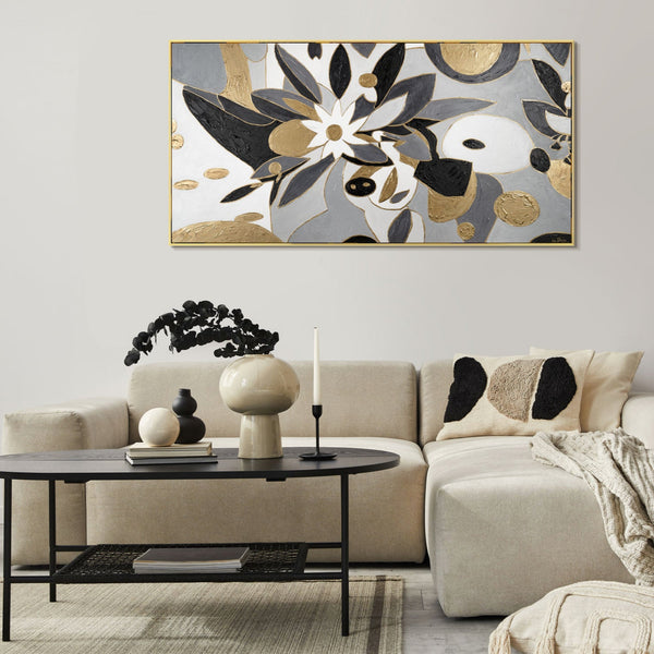 Framed painting living room art decor "Natural rhythms"