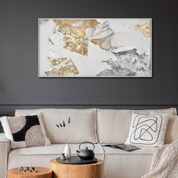 Framed artwork for living room "Metal accents"