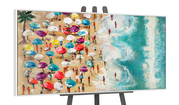 Cool canvas art in frame painting for home "Resort"