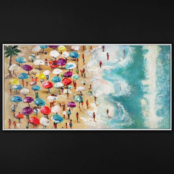 Cool canvas art in frame painting for home "Resort"