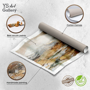 Rolled painting packed for safe delivery