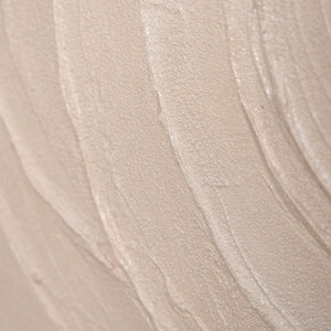 Acrylmalerei beige Struktur in Kreisschichten