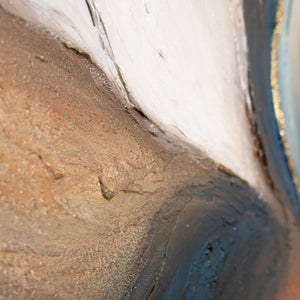 Acrylmalerei mit Goldakzenten Handgemalt