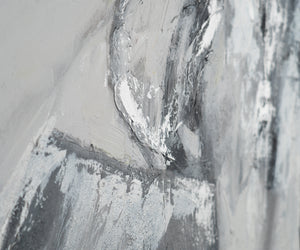 Acrylmalerei Schwarz Weiß strukturierte Fläche Detail Kunst