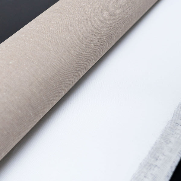 Strukturierte Leinwand mit leuchtenden Farben und Acrylmalerei