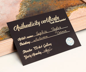 Hand-Painted Floral Paintings "Lightness"