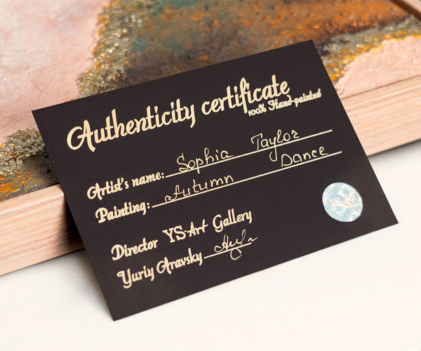 Hand-Painted Floral Paintings "Lightness"