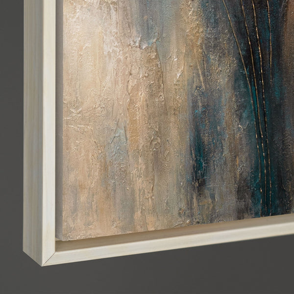 Kantenansicht Strukturmalerei mit Textur