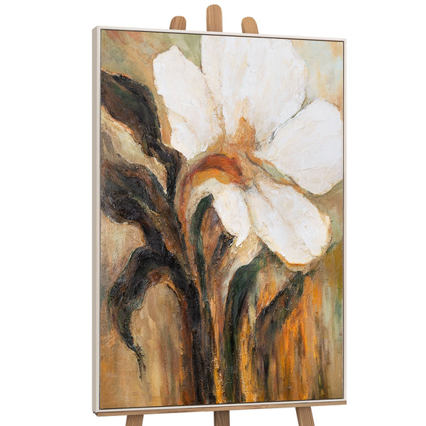 Leinwandbild mit floralem Motiv Modern