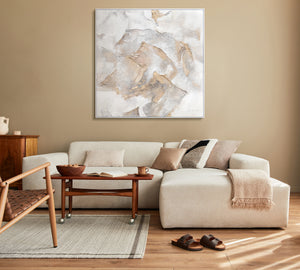 Framed mountain artwork "Mountain peaks"